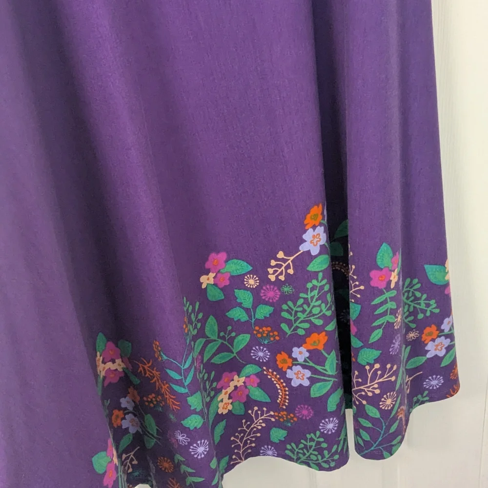 LuLaRoe Purple Maxi Skirt - Picture 2 of 3